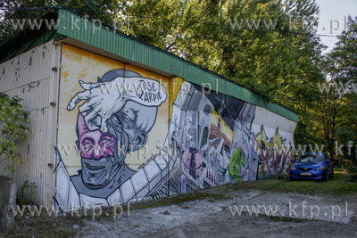Graffiti na ul. Do Studzienki W Górnym Wrzeszczu....