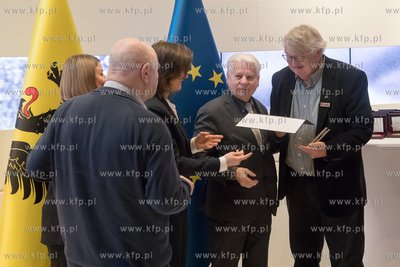 Gdańsk, Europejskie Centrum Solidarności ECS. Wręczenie...
