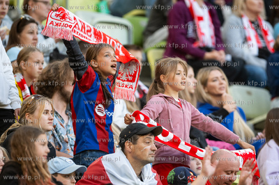 Liga Narodów Kobiet: Polska - Rumunia n/z kibice 03.06.2025...