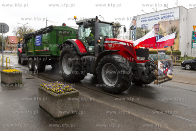 Ogólnopolski protest rolników.Akcja protestacyjna...