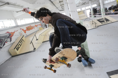 Gdansk. W jednej z hal na terenach byłej Stoczni Gdanskiej...