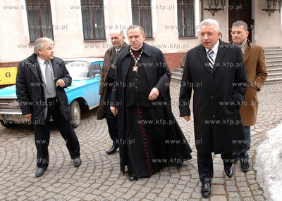 Przewodniczacy Samoobrony Andrzej Lepper odwiedzil...