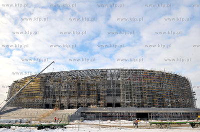 Budowa stadionu PGE Arena w Gdansku.
24.01.2011
Fot....