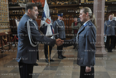 Gdansk, Dwor Artusa. Uroczystosc slubowania nowoprzyjetych...