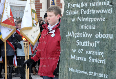 Uroczystosci nadania szkole podstawowej w Niestepowie...