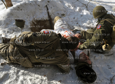 Rekonstrukcja bitwy w Ardenach przygotowana przez Muzeum...