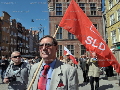 Manifestacja 1 majowa z okazji Swieta Pracy zorganizowana...