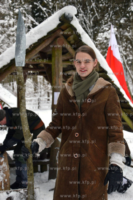 Rekonstrukcja obozu uczestnikow Powstania Styczniowego...