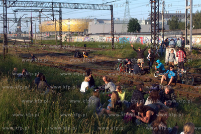Gdansk Dolny Wrzeszcz. Festiwal Streetwaves. Krol koncert...