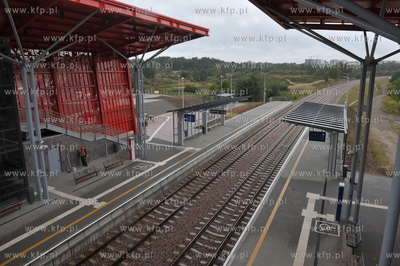 Przystanek PKM Jasien. 28.08.2015 fot. Maciej Kosycarz...