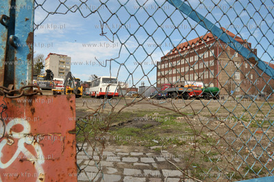 Gdansk. Okolice ul. Walowej i miejsce budowy czterech...