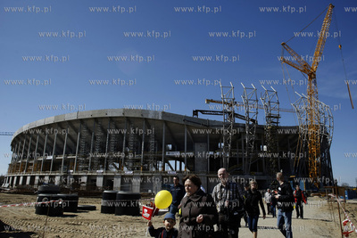 Gdansk. Dzien otwarty stadionu pilkarskiego w Letnicy.
25.04.2010
fot....