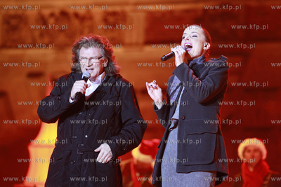 Gdansk. Dlugi Targ. Koncert Cała Polska śpiewa kolędy...