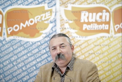 Gdansk. Konferencja prasowa w biurze posla Ruchu Palikota...