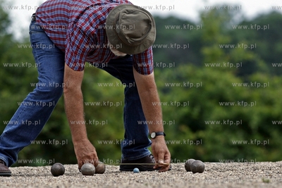 Gdansk. Park Reagana. Festiwal Gry w Petanque w Gdańsku...