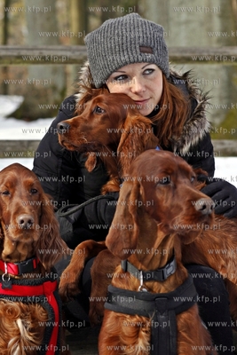 Sopot. Borodziej. Zawody dogtrekkingu - inauguracja...