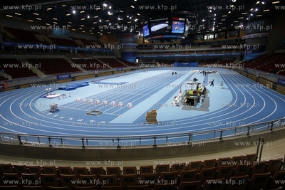 Sopot. Przygotowania hali Ergo Arena do organizacji...