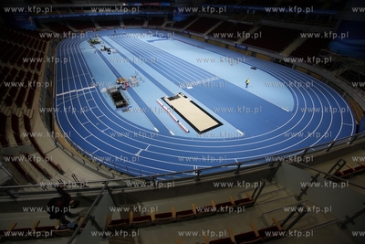 Sopot. Przygotowania hali Ergo Arena do organizacji...