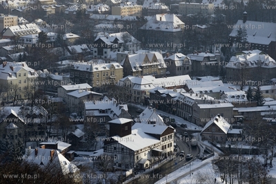 Widok z wiezy widokowej na Pacholku w Gdansku Oliwie....