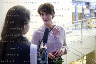 Gdynia. Festiwal Filmowy w Gdyni. Nz. Maja Ostaszewska...