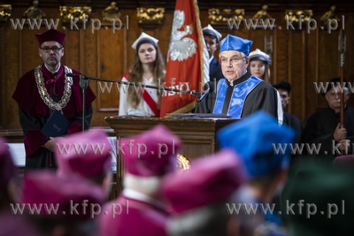 Uroczystość nadania tytułu doktora honoris causa...