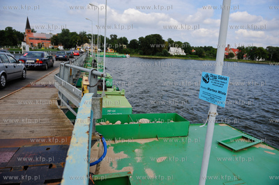 Gdansk Sobieszewo. Most Pontonowy na Martwej Wisle...