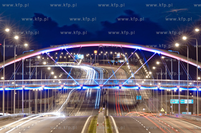 Gdansk. Obwodnica Trojmiasta. Oddany do uzytku wezel...