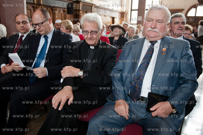Gdansk. Dwor Artusa. Spotkanie pt Etyka solidarnosci...