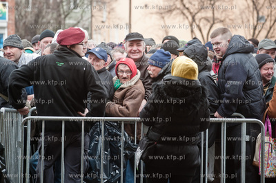 Gdansk. Targ Weglowy. Wielka Sobota. Sniadanie wielkanocne...