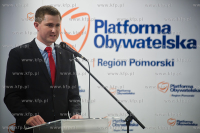 Gdansk. Manhattan. Wybory przewodniczacego Platformy...