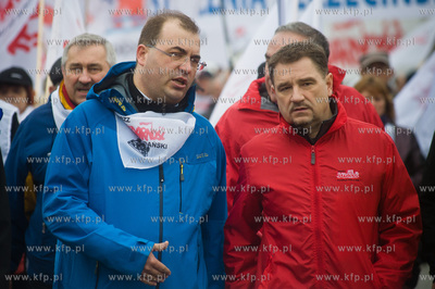 Gdansk. Manifestacja niezadowolonia, zorganizowana...