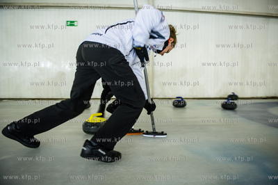 Gdansk. Hala Oliwia. Tor Curlingowy. Mecz 5 kolejki...