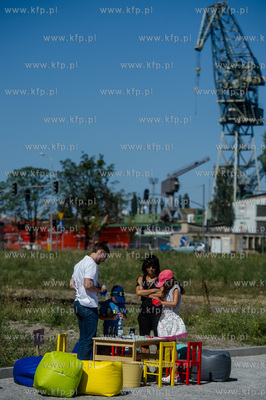 Gdansk. Swieto Historycznej sali BHP, znajdujacej sie...