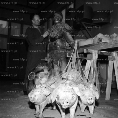 W pracowni plastyczno-krawieckiej Teatru Wybrzeże...