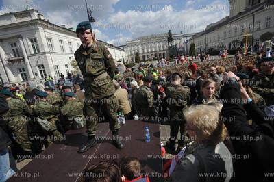 Pozegnanie pary Prezydenckiej na Placu Marszalka Jozefa...