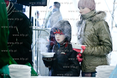 Juz po raz szesnasty zorganizowano Wigilie dla ubogich,...