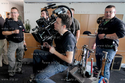 Plan zdjeciowy filmu Uklad Zamkniety w rezyserii Ryszarda...