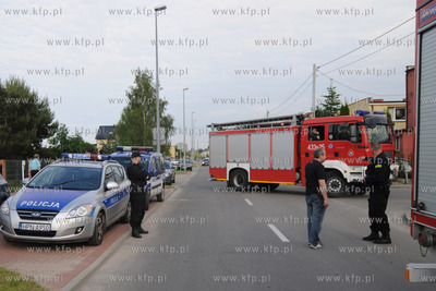 W Domu Opieki w Rumi doszlo do pozaru w pomieszczeniu...