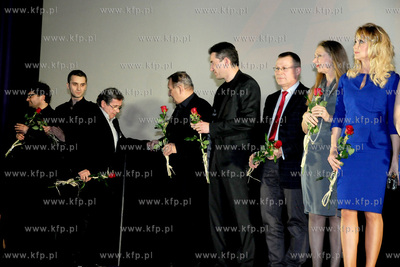 Warszawa, Zlote Tarasy. Premiera filmu Uklad Zamkniety...