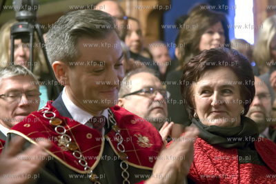 Zaprzysiezenie Roberta Biedronia na prezydenta Slupska.
06.12.2014
Fot....