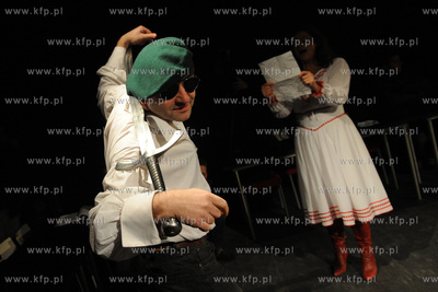 Gdansk, Teatr Wybrzeze, Czarna Scena. Proba medialna...