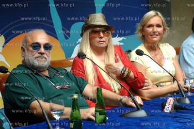 Sopot Festiwal 2006. Nz. Demis Roussos, Maryla Rodowicz...