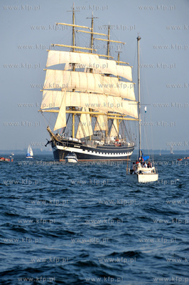 Wielka parada zaglowcow po Zatoce Gdanskiej na zakonczenie...