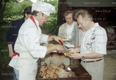 Imieniny Jana Zarebskiego w osrodku jezdzieckim Zeliwiak...