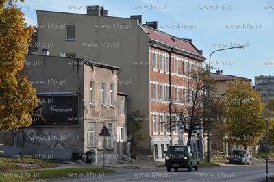 Gdańsk Siedlce, ul. Kartuska widziana z wysokości...