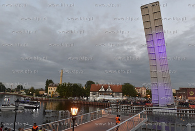 Gdańsk. Uroczyste otwarcie kładki na Ołowiankę....