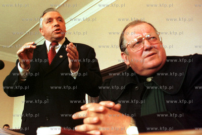 Proces Andrzeja Leppera w sadzie Okregowym w Gdansku....