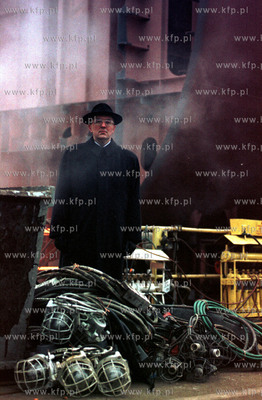 Janusz Szlantaprezes zarzadu Stocznia Gdynia S.A.18.01.2001fot....