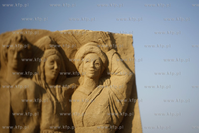 Gdansk Jelitkowo. Gdanski Festiwal Rzezby z Piasku....