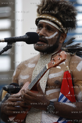 Scena Letnia w Orlowie.  Festiwal Globaltica World...